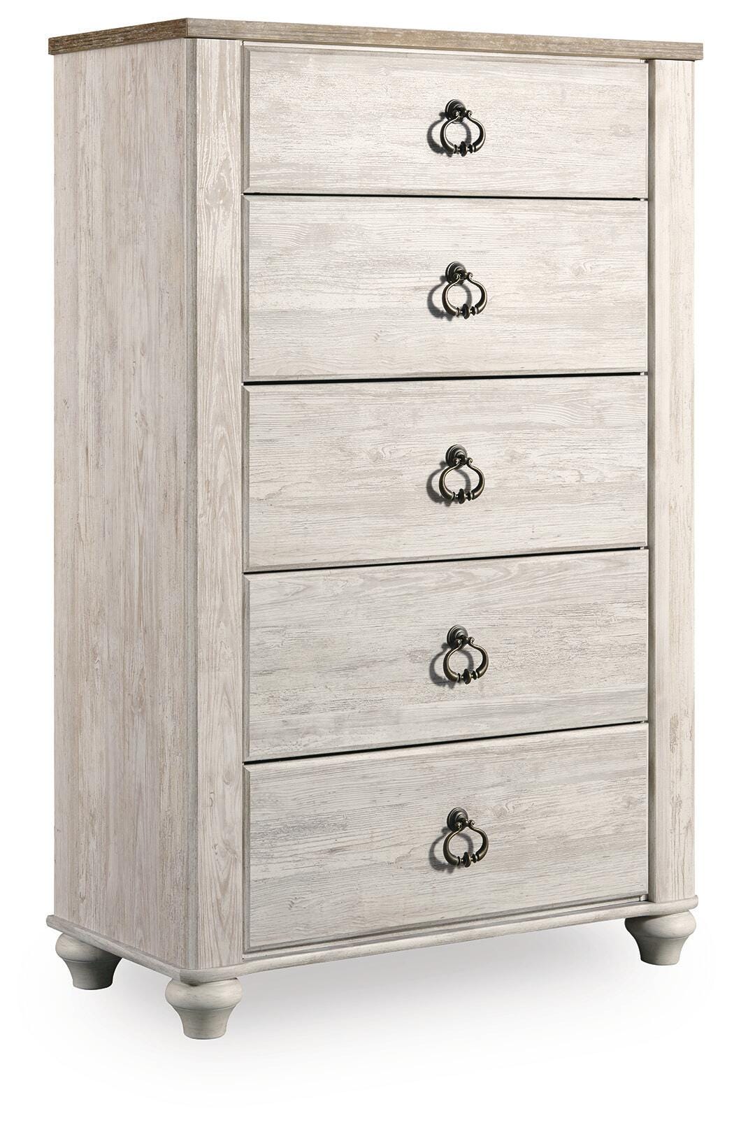 Willowton Dresser, Mirror, Chest and Nightstand