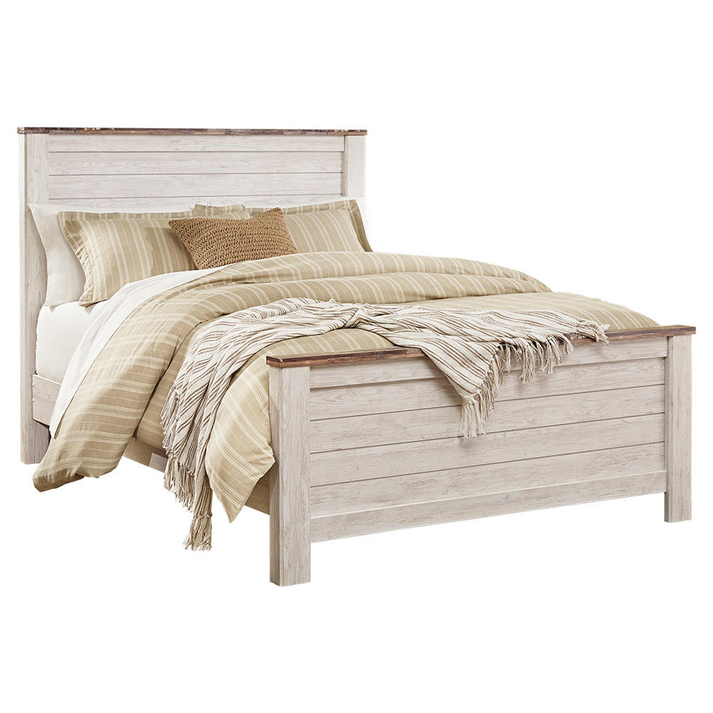 Willowton Queen Panel Bed, Dresser, Mirror, Chest and 2 Nightstands Signature Design by Ashley® Uncategorized