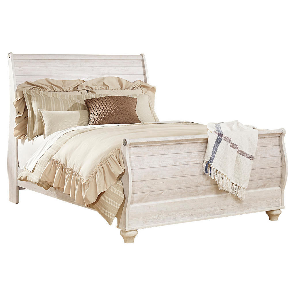 Willowton Queen Sleigh Bed and Dresser Signature Design by Ashley® Uncategorized