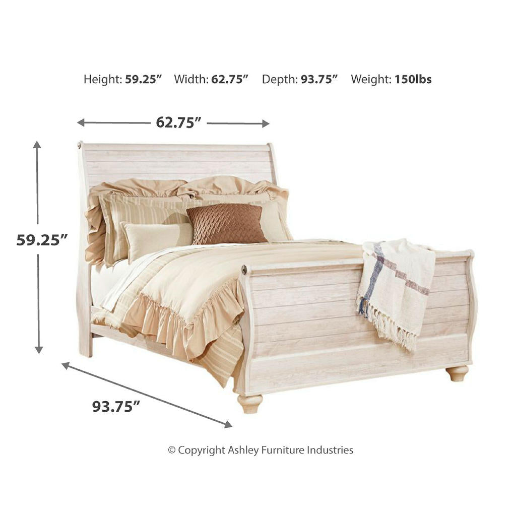 Willowton Queen Bed, Dresser, Mirror and Chest Signature Design by Ashley® Uncategorized