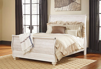 Willowton Queen Sleigh Bed Signature Design by Ashley® Bedroom