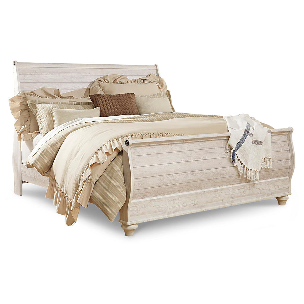 Willowton King Sleigh Bed, Dresser and Nightstand Signature Design by Ashley® Uncategorized