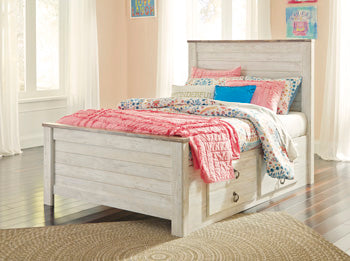 Willowton Full Panel Bed with 2 Storage Drawers Signature Design by Ashley® Storage