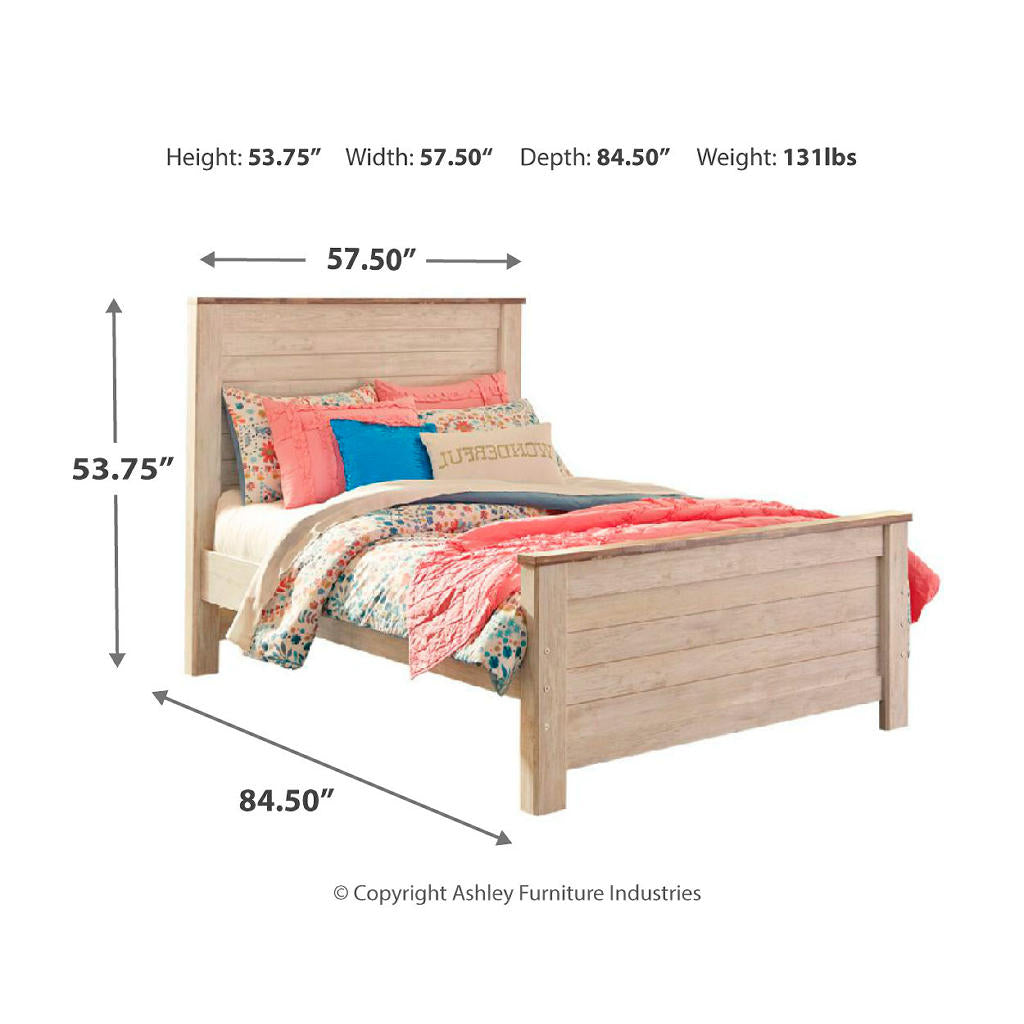 Willowton Full Panel Bed, Dresser and Mirror Signature Design by Ashley® Uncategorized