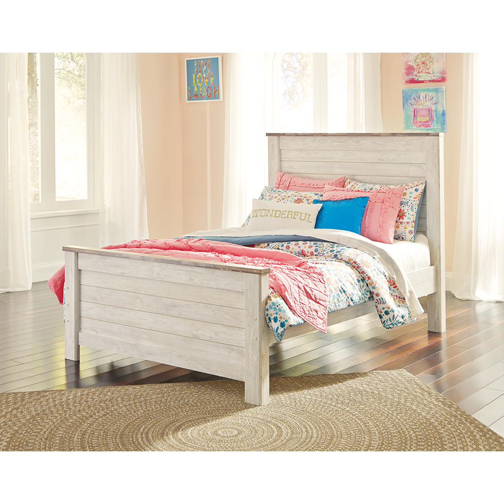 Willowton Full Panel Bed, Dresser, Mirror, 2 Chests and nightstand Signature Design by Ashley® Uncategorized