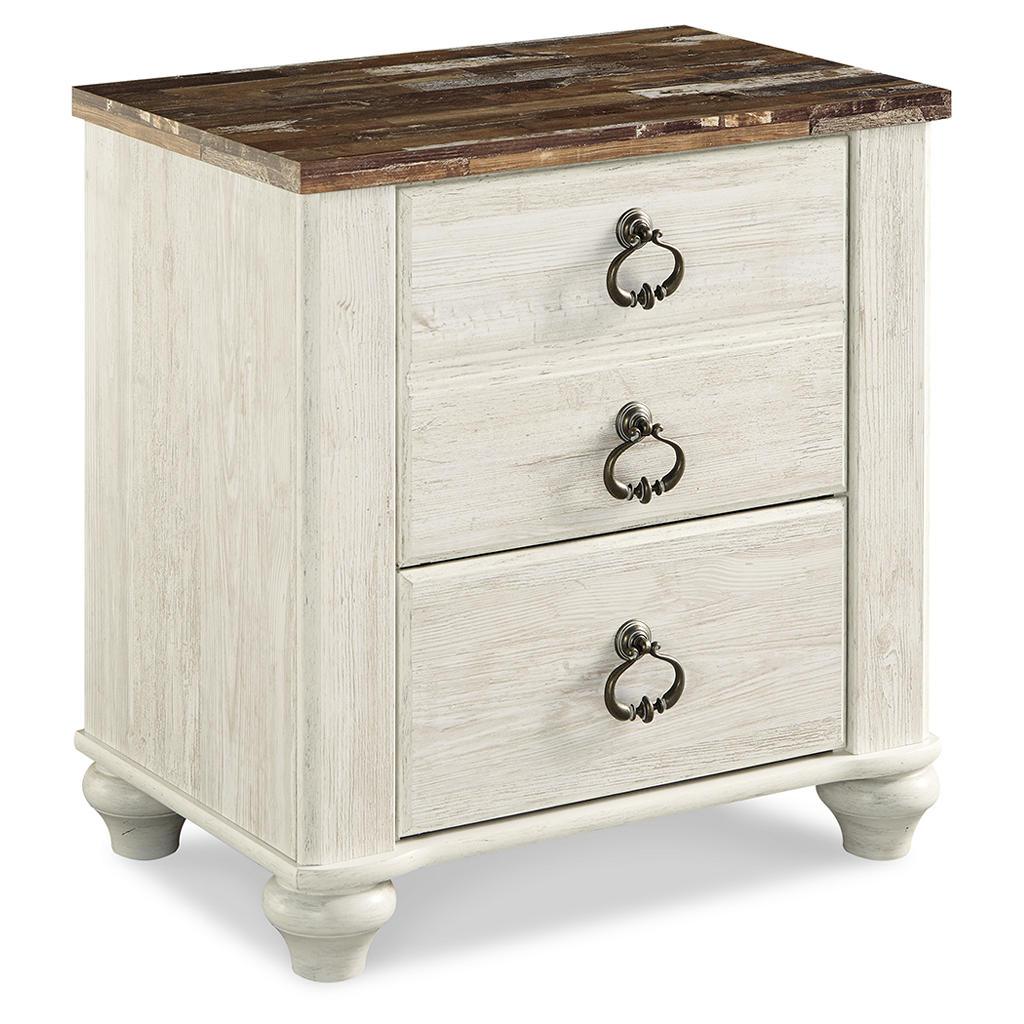 Willowton Bedroom Set (B38) — King panel bed, dresser, mirror, and nightsta Signature Design by Ashley® Uncategorized
