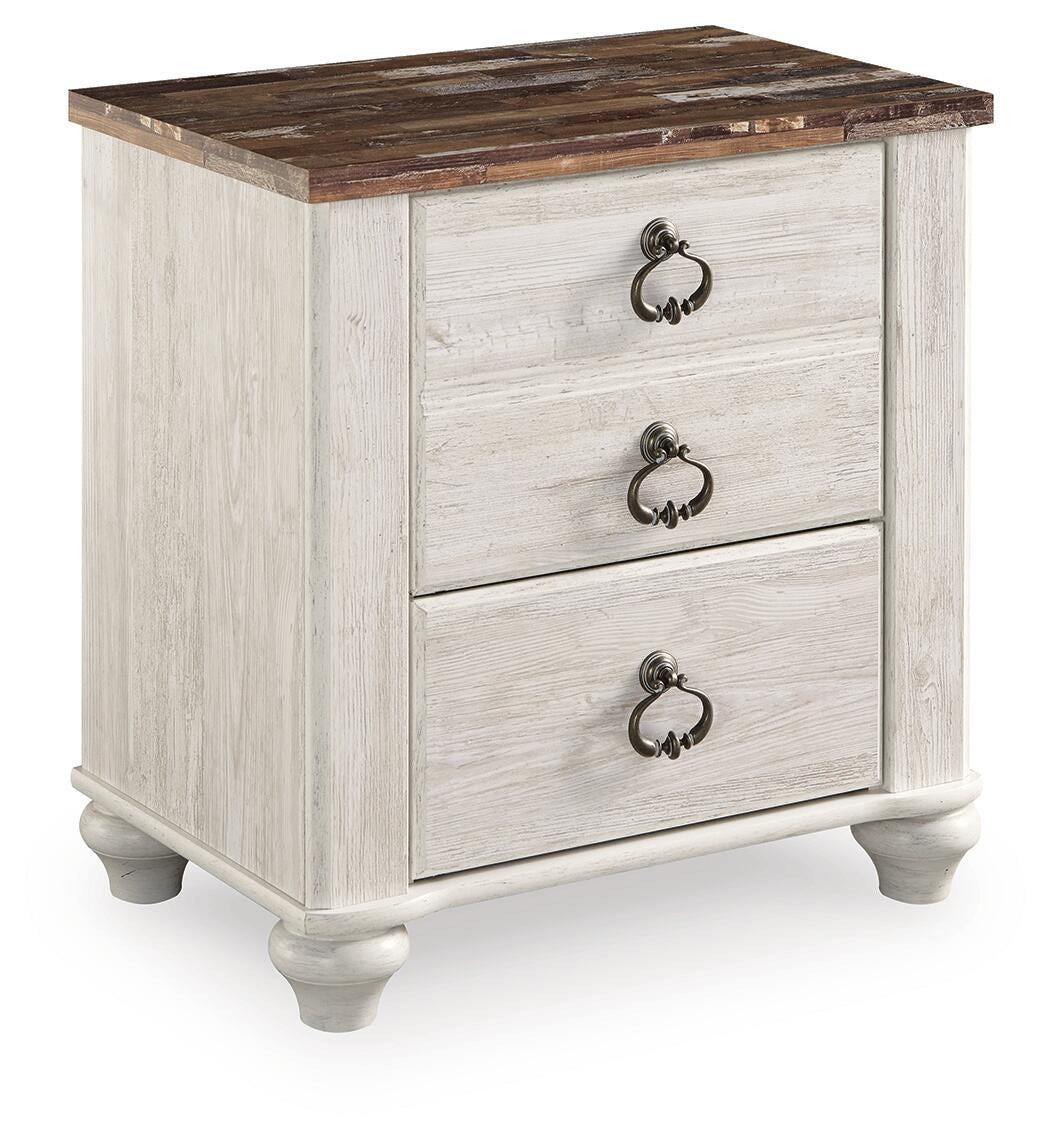 Willowton Dresser, Mirror, Chest and Nightstand