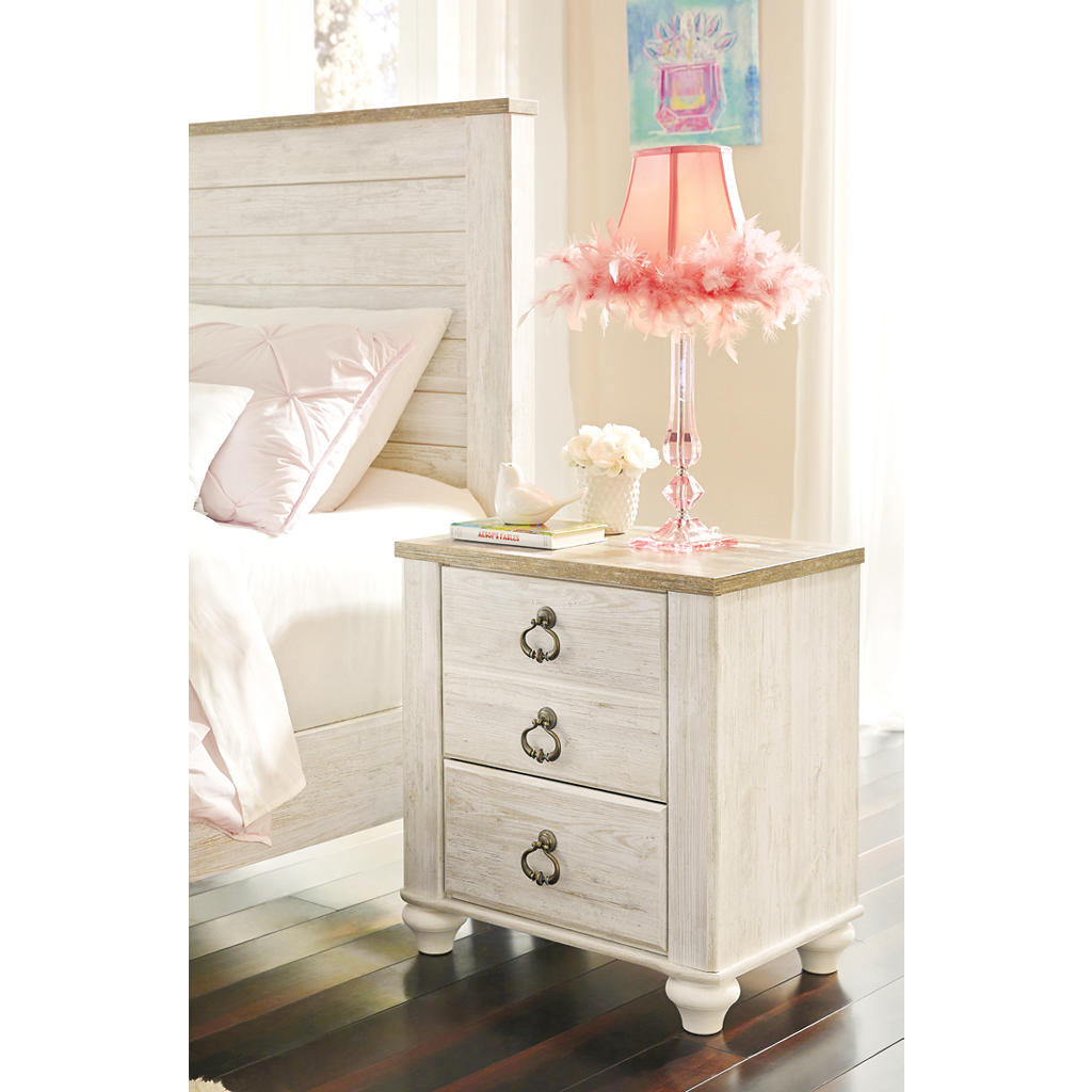 Willowton Full Panel Bed with Storage and Nightstand Signature Design by Ashley® Uncategorized