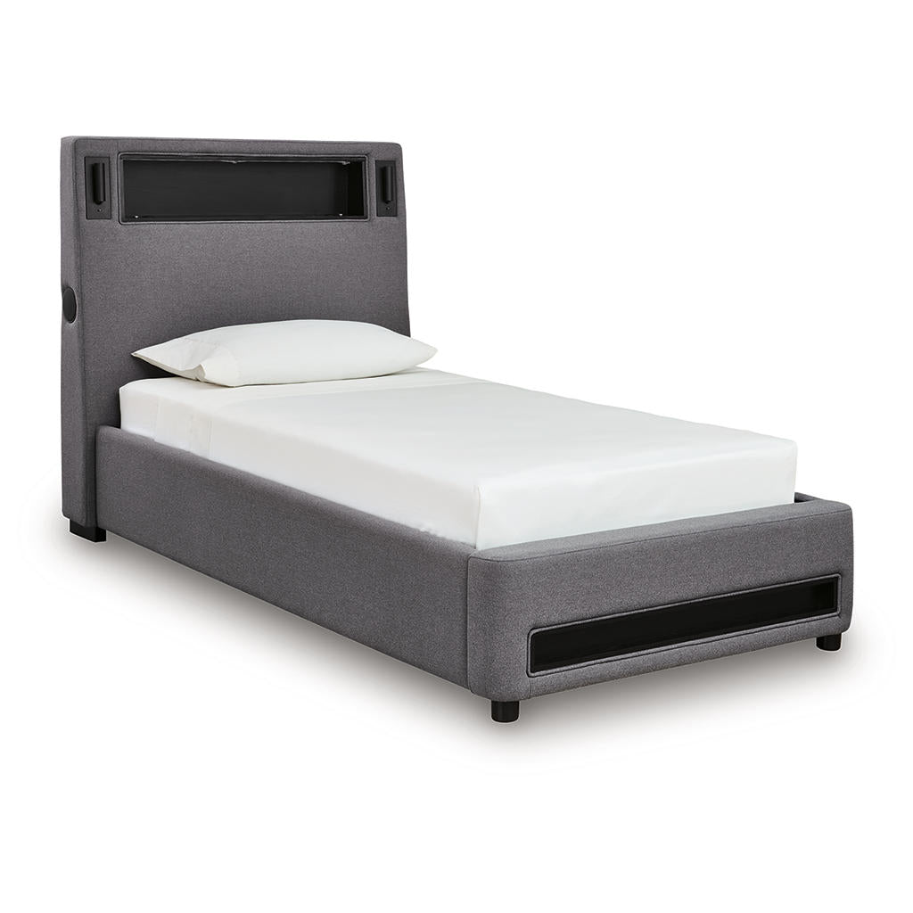 Verishaw Twin Upholstered Bed Signature Design by Ashley® Beds