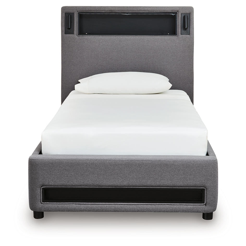 Verishaw Twin Upholstered Bed Signature Design by Ashley® Beds