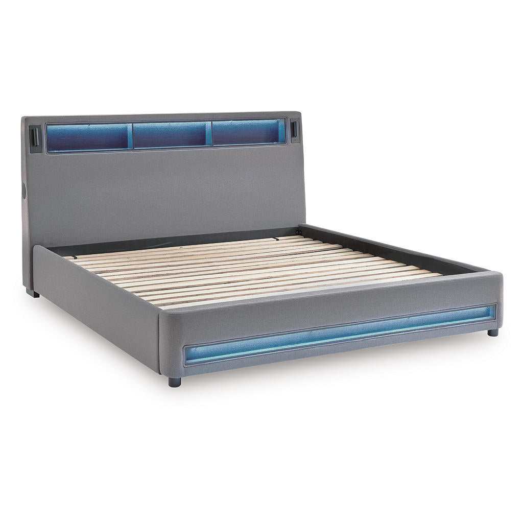 Verishaw King Upholstered Bed Signature Design by Ashley® Bedroom