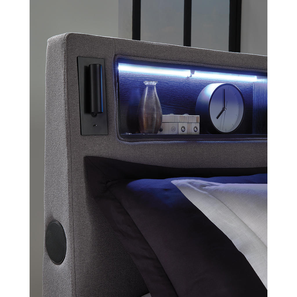 Verishaw King Upholstered Bed Signature Design by Ashley® Bedroom
