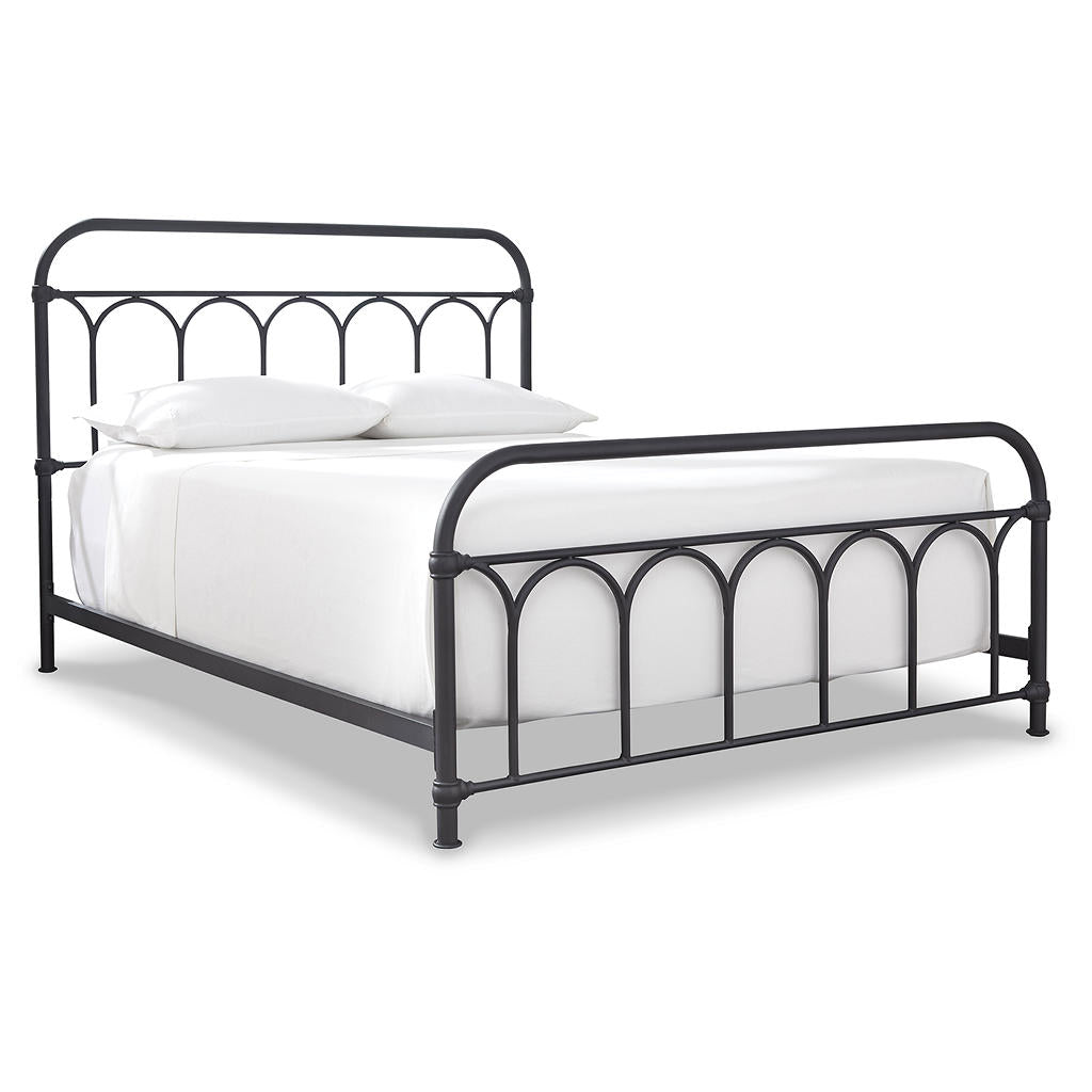 Nashburg Queen Metal Bed — Black Powder-Coated Steel Signature Design by Ashley® Bedroom