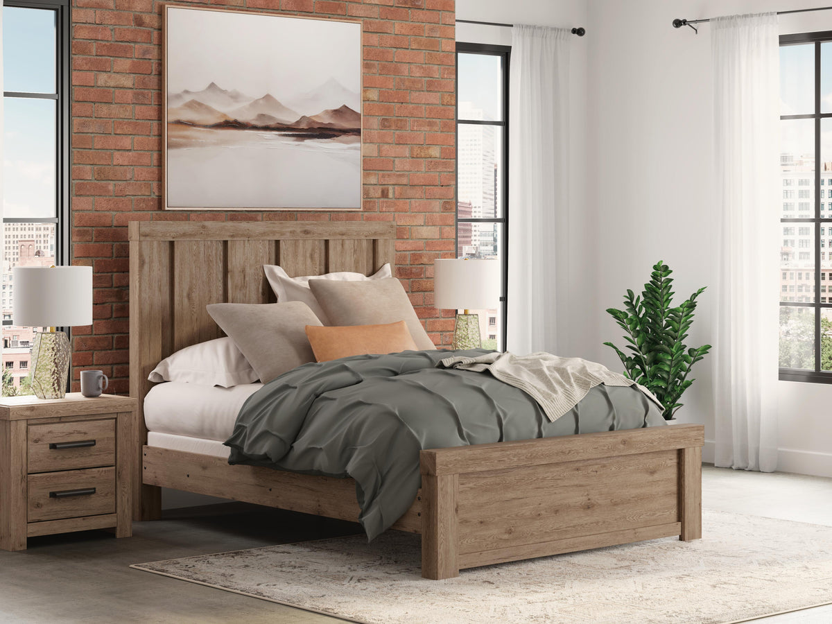 Oliandon Queen Panel Bed, Dresser and Mirror — 3-Piece Set Signature Design by Ashley® Bedroom
