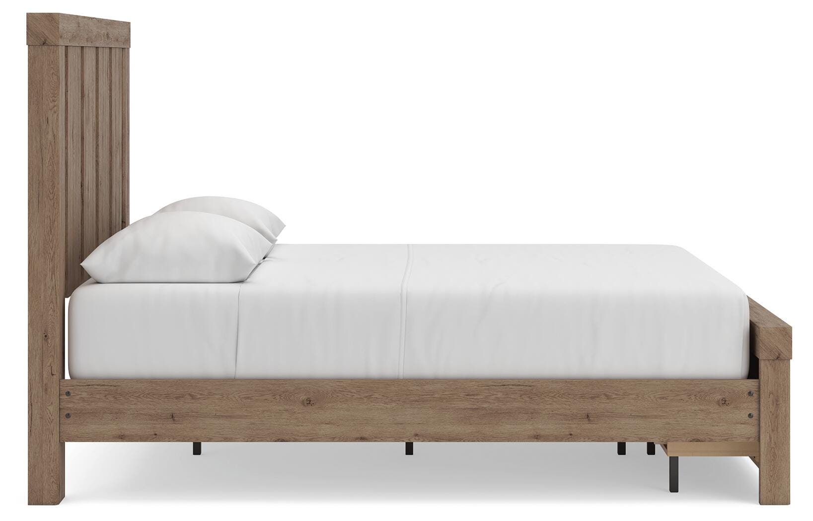 Oliandon Queen Panel Storage Bed, Dresser and Mirror