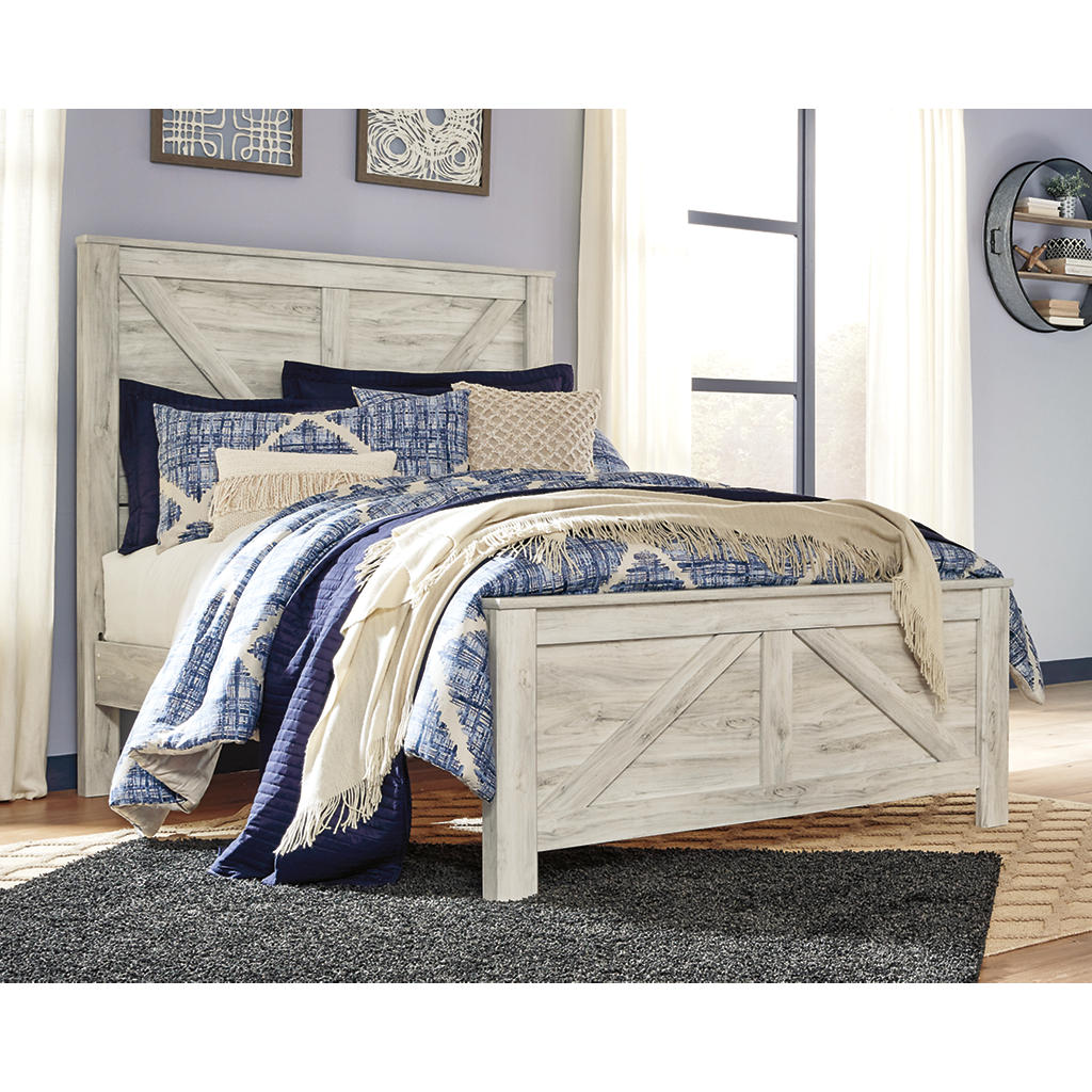 Bellaby Queen Crossbuck Panel Bed Signature Design by Ashley® Bedroom