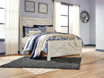 Bellaby Queen Crossbuck Panel Bed Signature Design by Ashley® Bedroom
