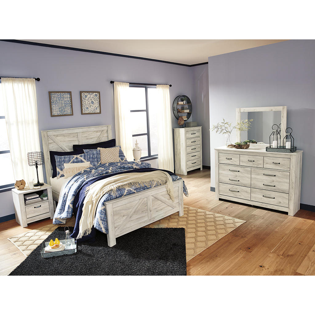 Bellaby Queen Crossbuck Panel Bed Signature Design by Ashley® Bedroom