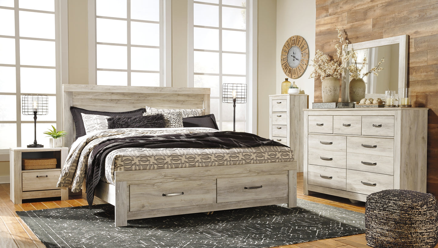 Bellaby King Platform Bed with 2 Storage Drawers