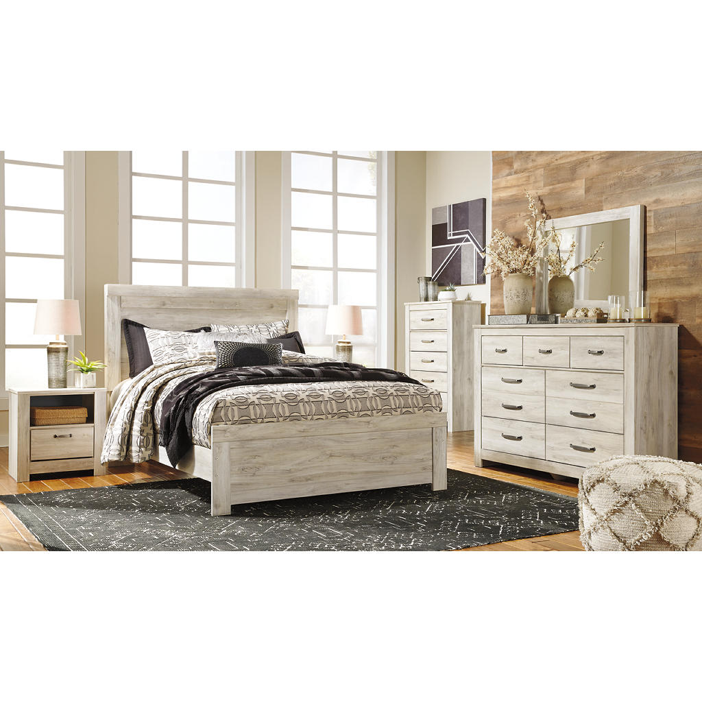 Bellaby Queen Panel Bed, Dresser, Mirror, and Nightstand Signature Design by Ashley® Uncategorized