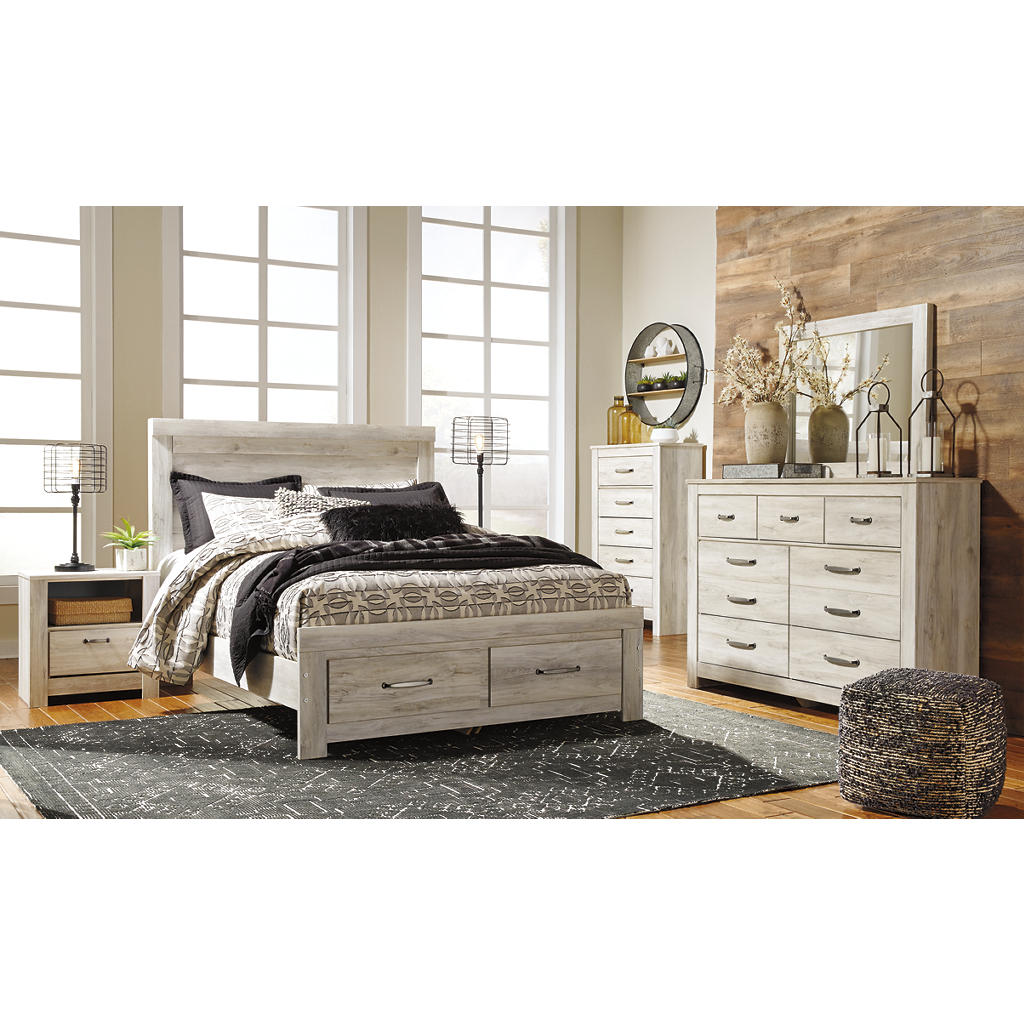 Bellaby Queen Platform Bed with 2 Storage Drawers Signature Design by Ashley® Bedroom