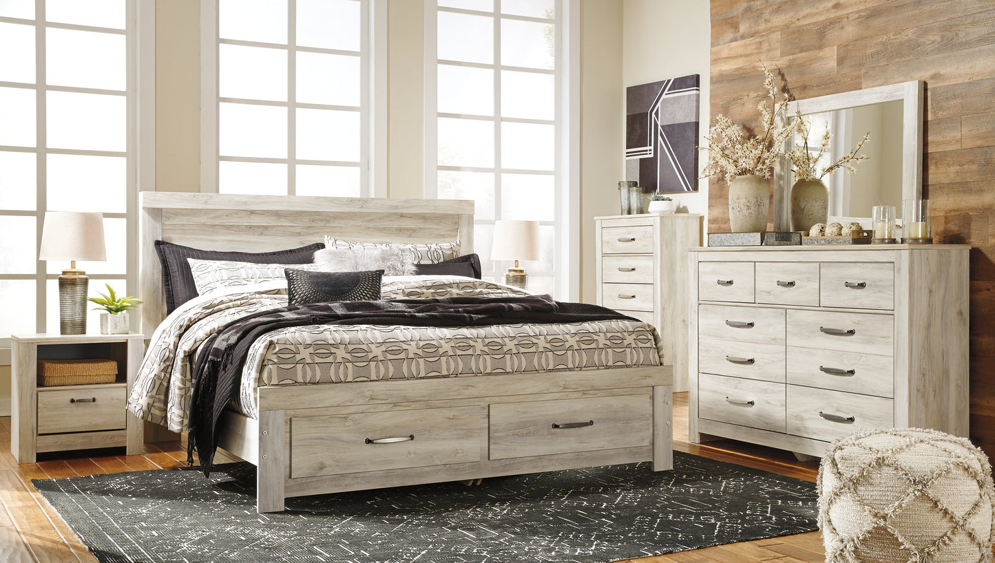 Bellaby King Platform Bed with 2 Storage Drawers