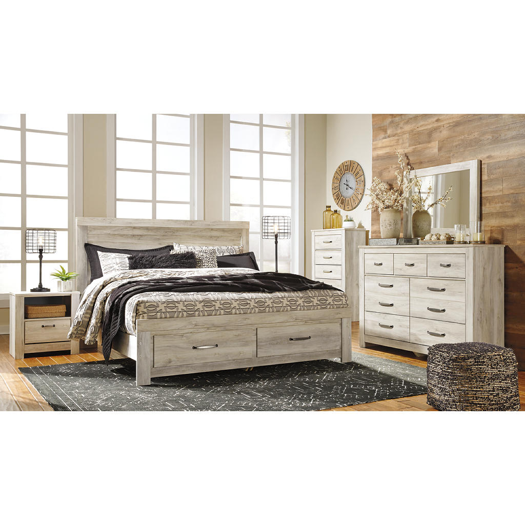 Bellaby King Platform Bed with 2 Storage Drawers Signature Design by Ashley® Bedroom