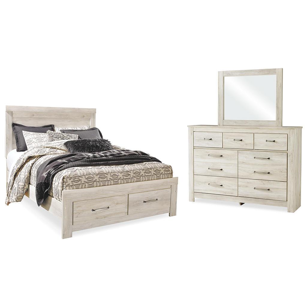 Bellaby Bedroom Set (B5) — Queen panel storage bed, dresser, and mirror Signature Design by Ashley® Uncategorized