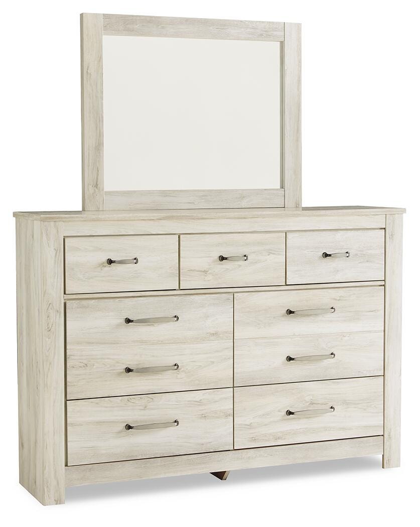 Bellaby Queen Headboard, Dresser, Mirror, Chest & 2 Nightstands Signature Design by Ashley® Bedroom