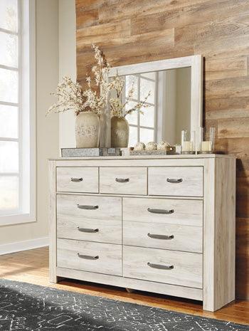 Bellaby Dresser and Mirror Set (B1) — Wispy White Signature Design by Ashley® Bedroom