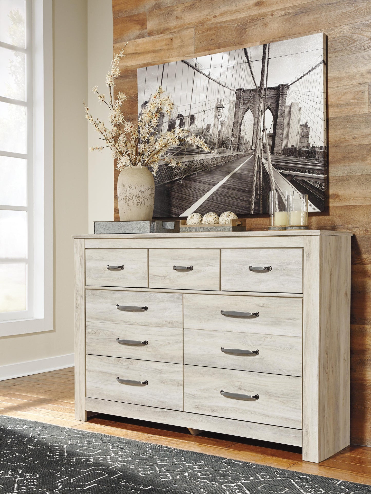 Bellaby Queen Panel Storage Bed, Dresser and Nightstand Signature Design by Ashley® Bedroom