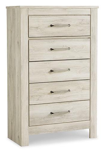 Bellaby Chest of Drawers — Wispy White, 5 Drawers Signature Design by Ashley® Bedroom