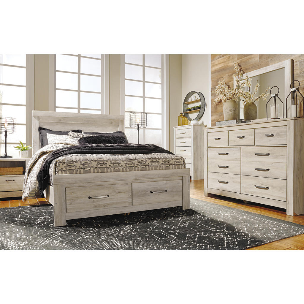 Bellaby Queen Platform Bed with 2 Storage Drawers Signature Design by Ashley® Bedroom