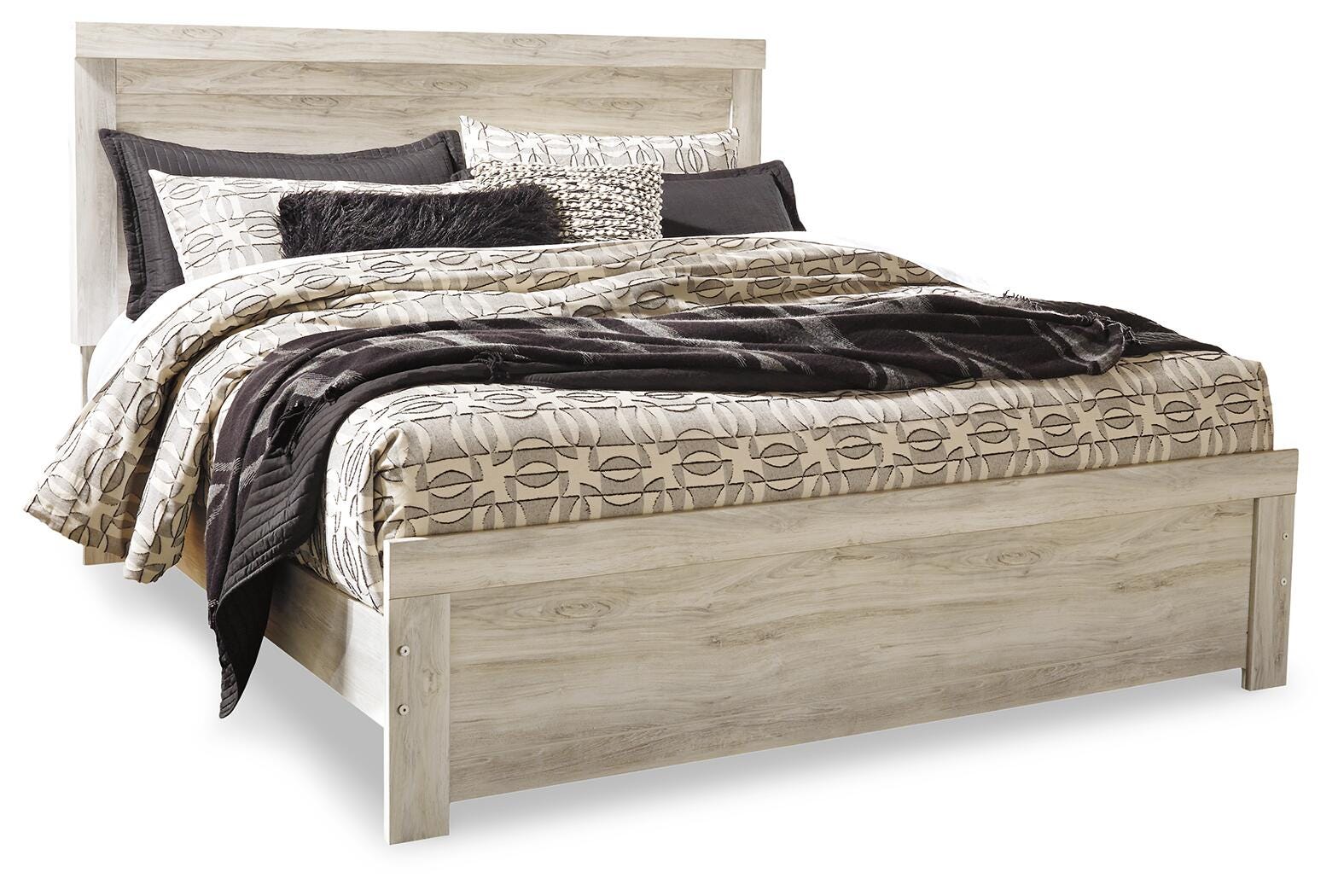 Bellaby King Panel Bed and 2 Nightstands — 3-Piece Set Signature Design by Ashley® Bedroom