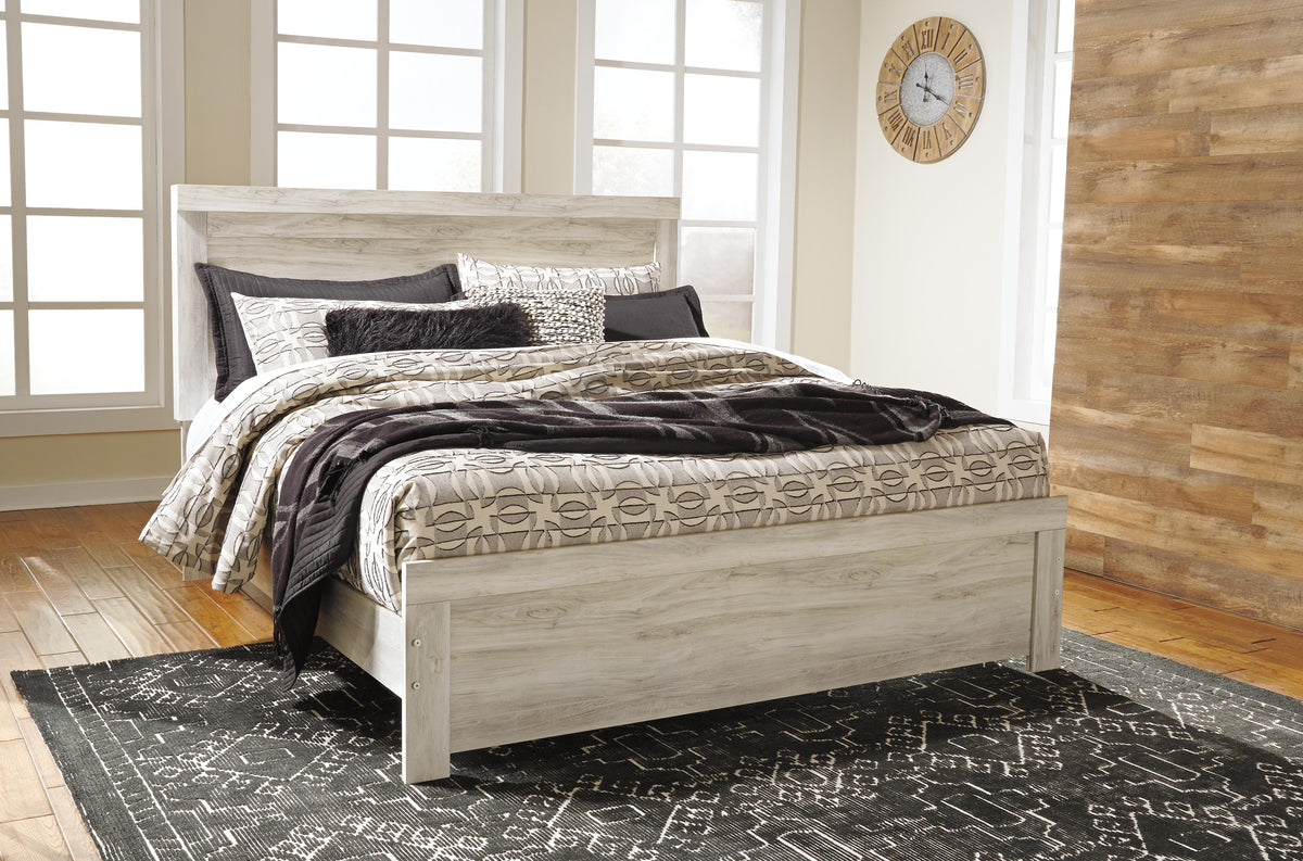 Bellaby King Panel Bed and 2 Nightstands — 3-Piece Set Signature Design by Ashley® Bedroom