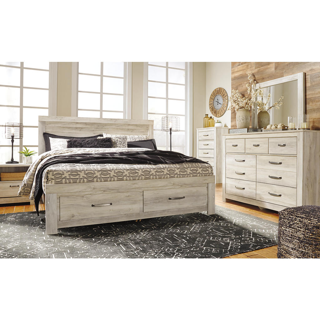 Bellaby King Platform Bed with 2 Storage Drawers Signature Design by Ashley® Bedroom