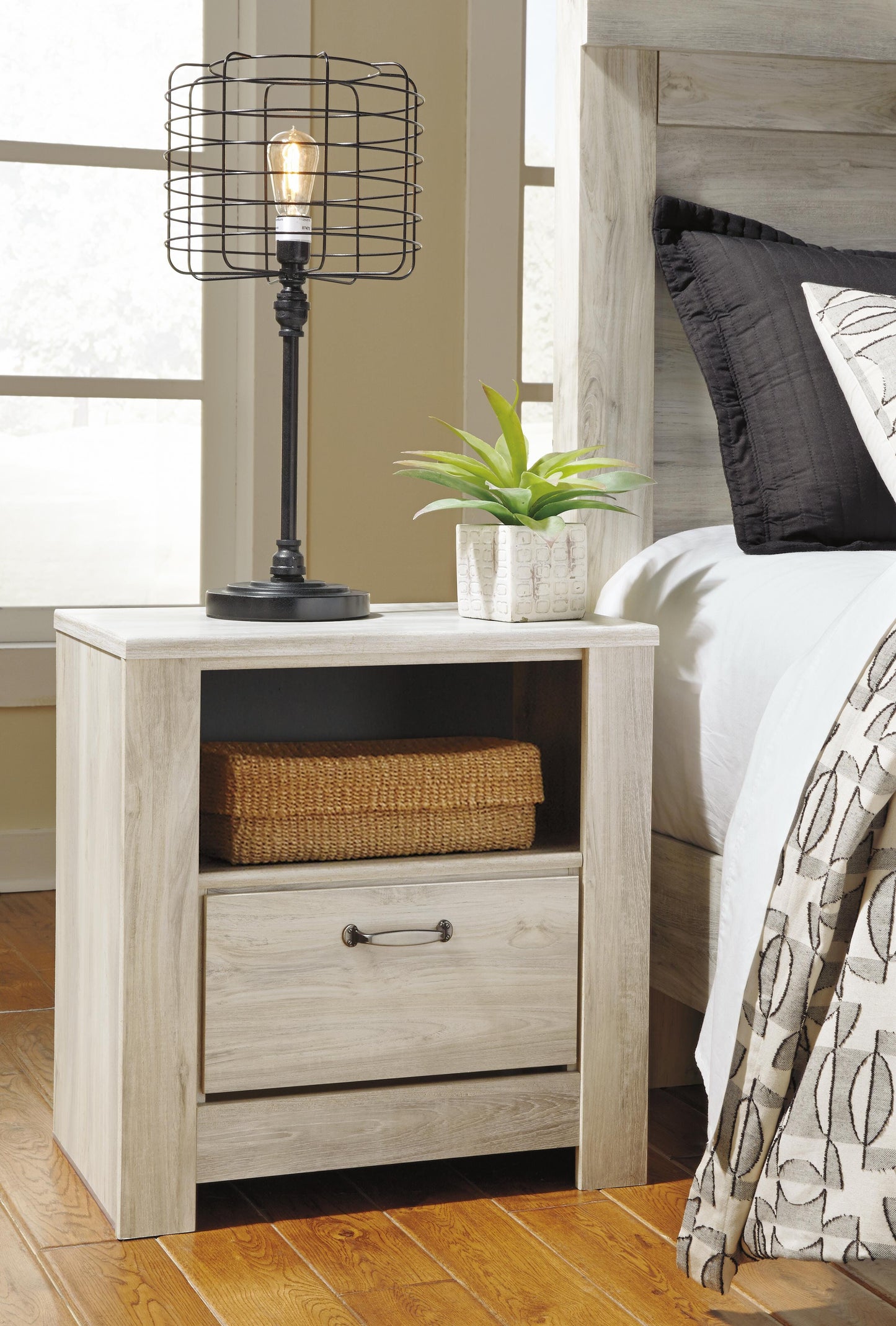 Bellaby King Panel Bed and 2 Nightstands — 3-Piece Set Signature Design by Ashley® Bedroom