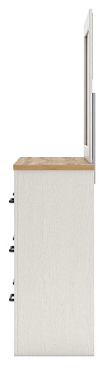 Linnocreek Full Panel Bed, Dresser and Mirror