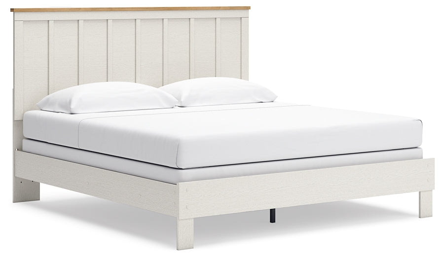 Linnocreek King Panel Bed, Dresser and Nightstand