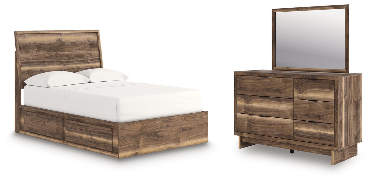 Chirason Full Storage Bed, Dresser and Mirror — 2 Underbed Units Signature Design by Ashley® Bedroom
