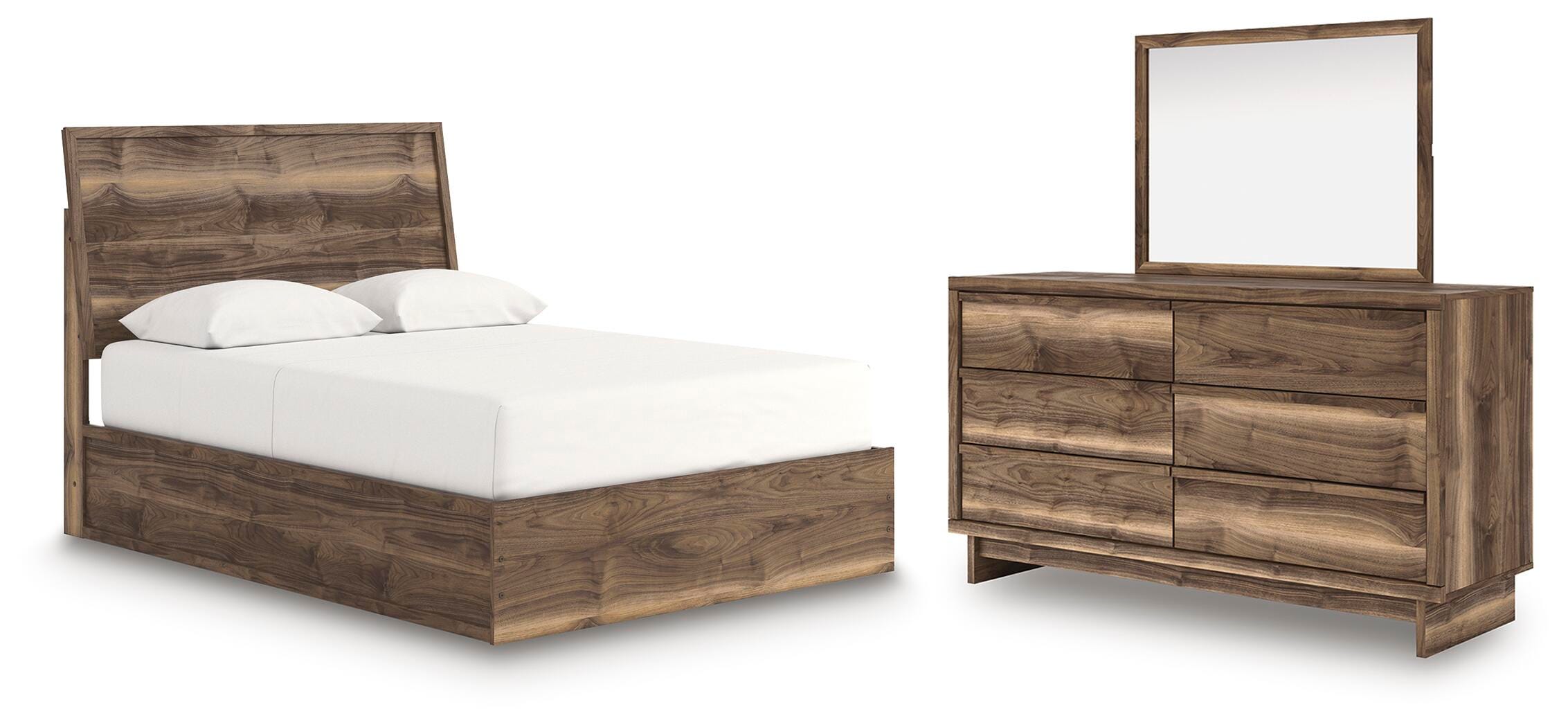 Chirason Queen Panel Bed, Dresser and Mirror Signature Design by Ashley® Bedroom