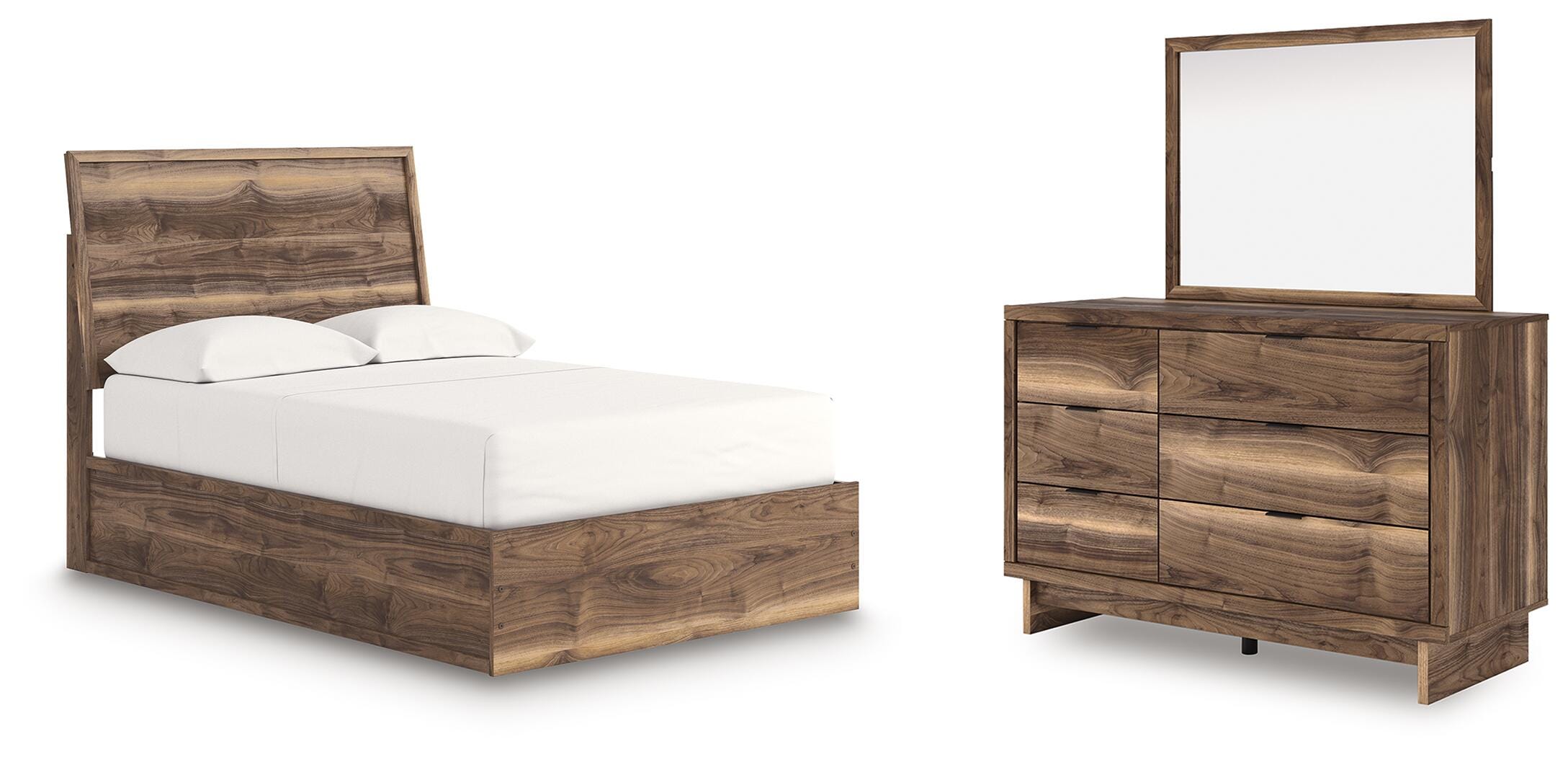 Chirason Full Panel Platform Bed, Dresser and Mirror — 3-Piece Signature Design by Ashley® Bedroom