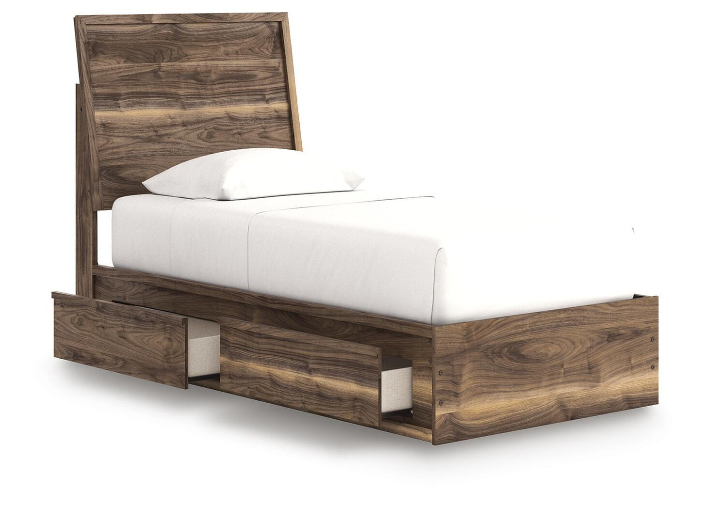 Chirason Twin Panel Bed with Storage, Dresser and Mirror Signature Design by Ashley® Bedroom