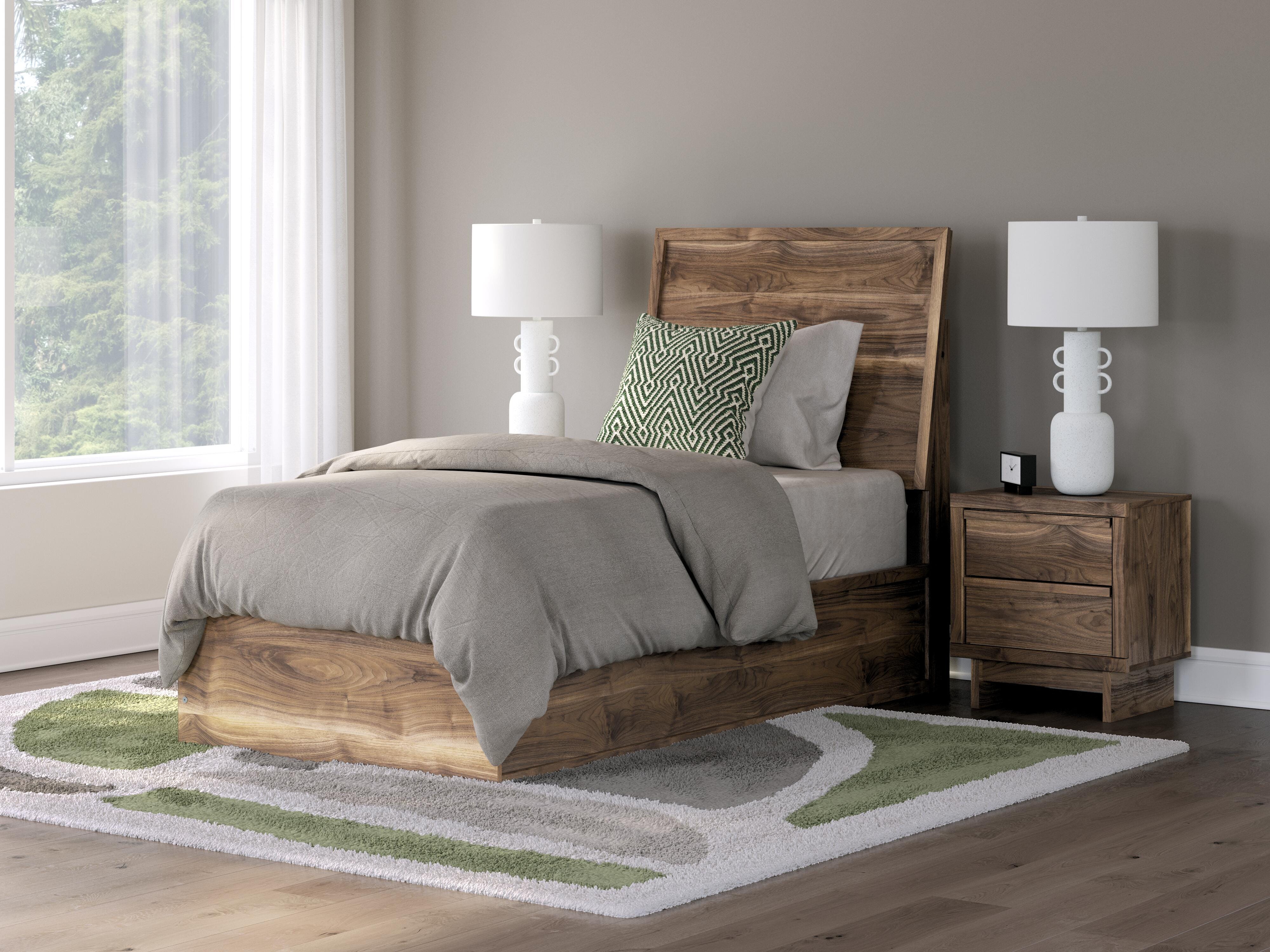 Chirason Twin Panel Platform Bed, Dresser and Mirror — 3-Piece Signature Design by Ashley® Bedroom