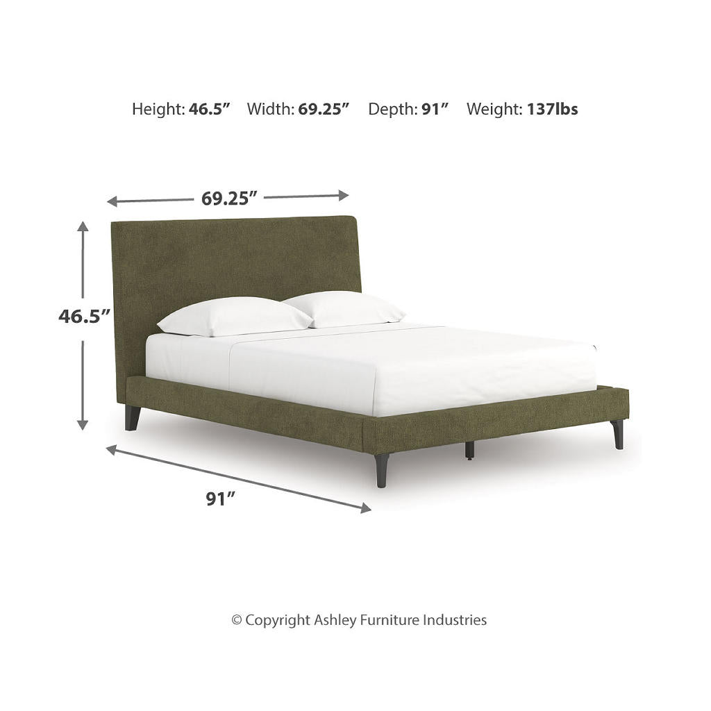 Chirason Queen Upholstered Bed with Roll Slats Signature Design by Ashley® Bedroom