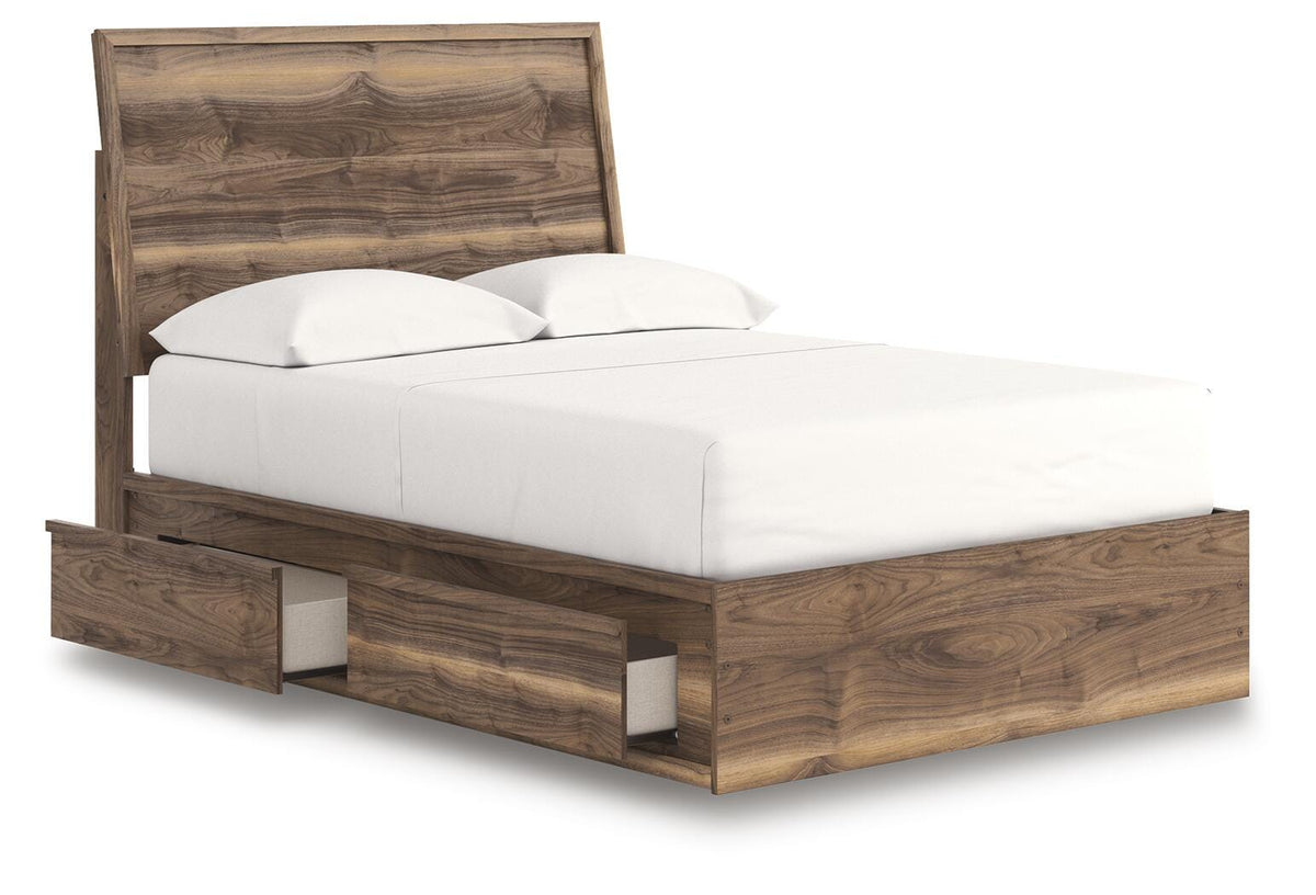 Chirason Full Storage Bed, Dresser and Mirror — 2 Underbed Units Signature Design by Ashley® Bedroom