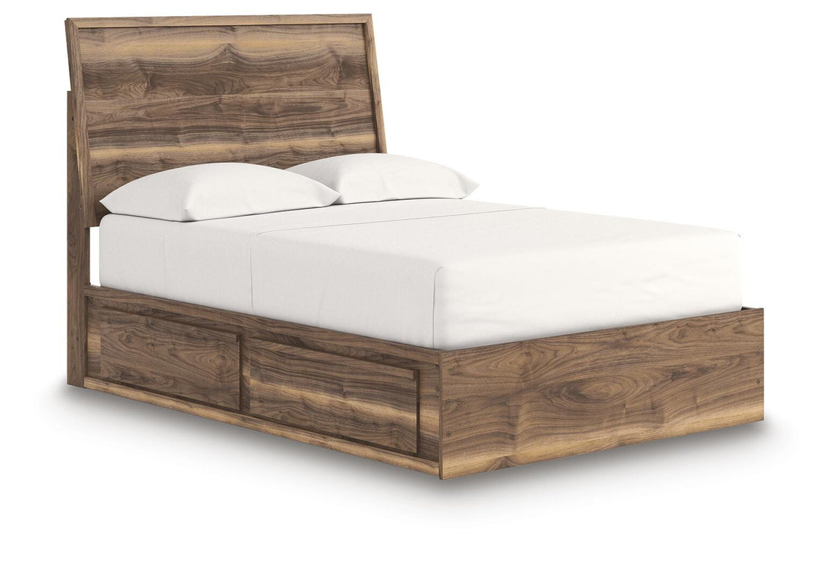 Chirason Full Storage Bed, Dresser and Mirror — 2 Underbed Units Signature Design by Ashley® Bedroom