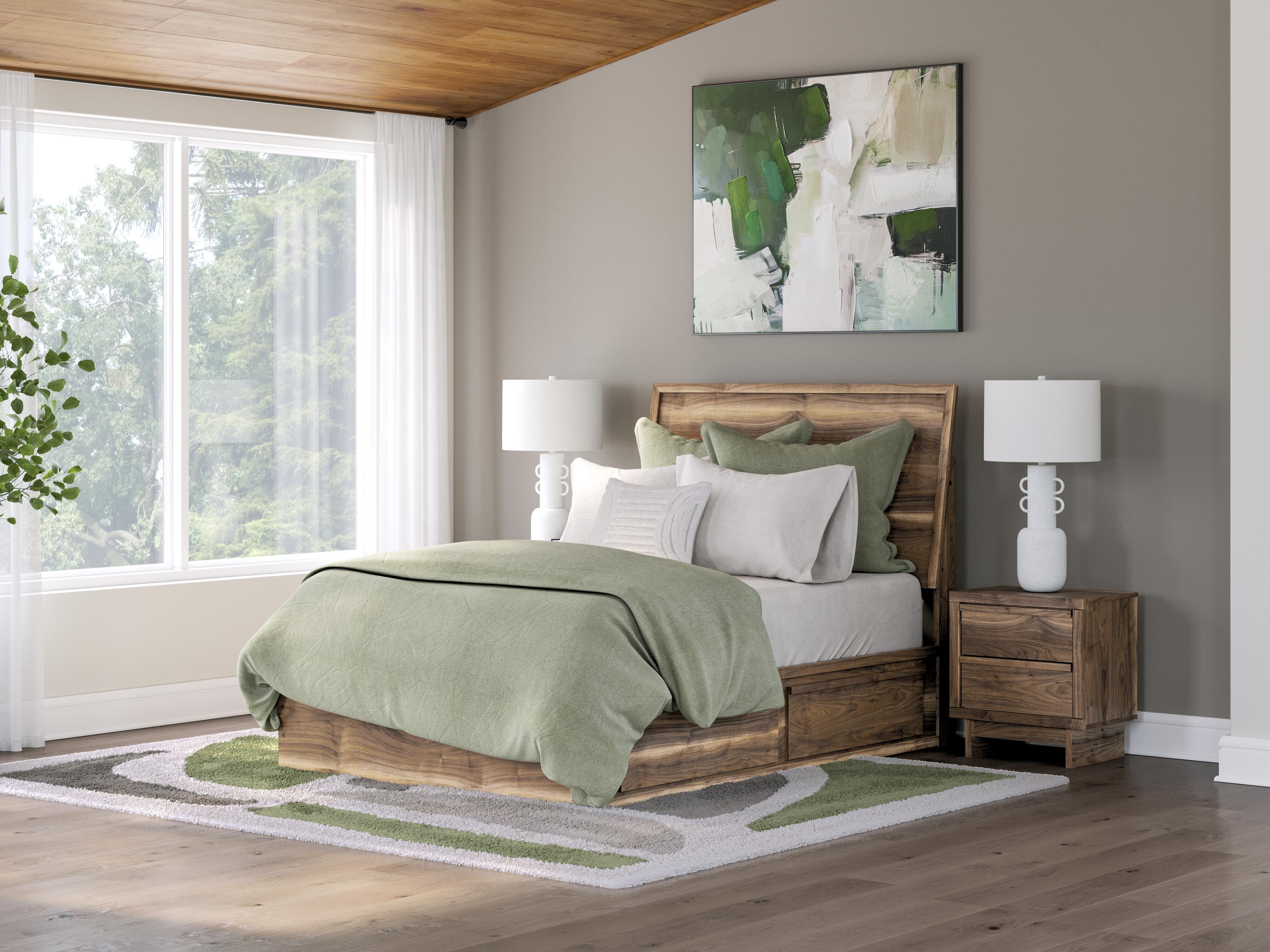 Chirason Full Storage Bed, Dresser and Mirror — 2 Underbed Units Signature Design by Ashley® Bedroom
