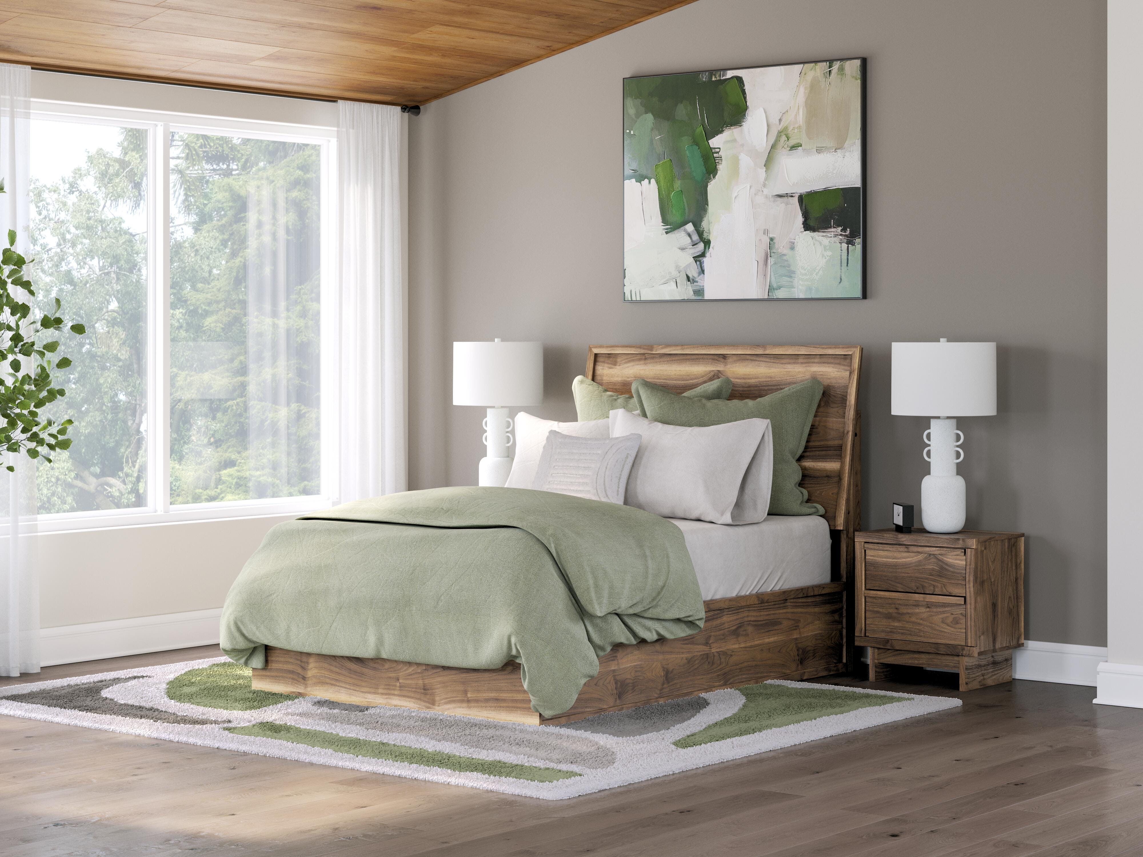 Chirason Full Panel Platform Bed, Dresser and Mirror — 3-Piece Signature Design by Ashley® Bedroom