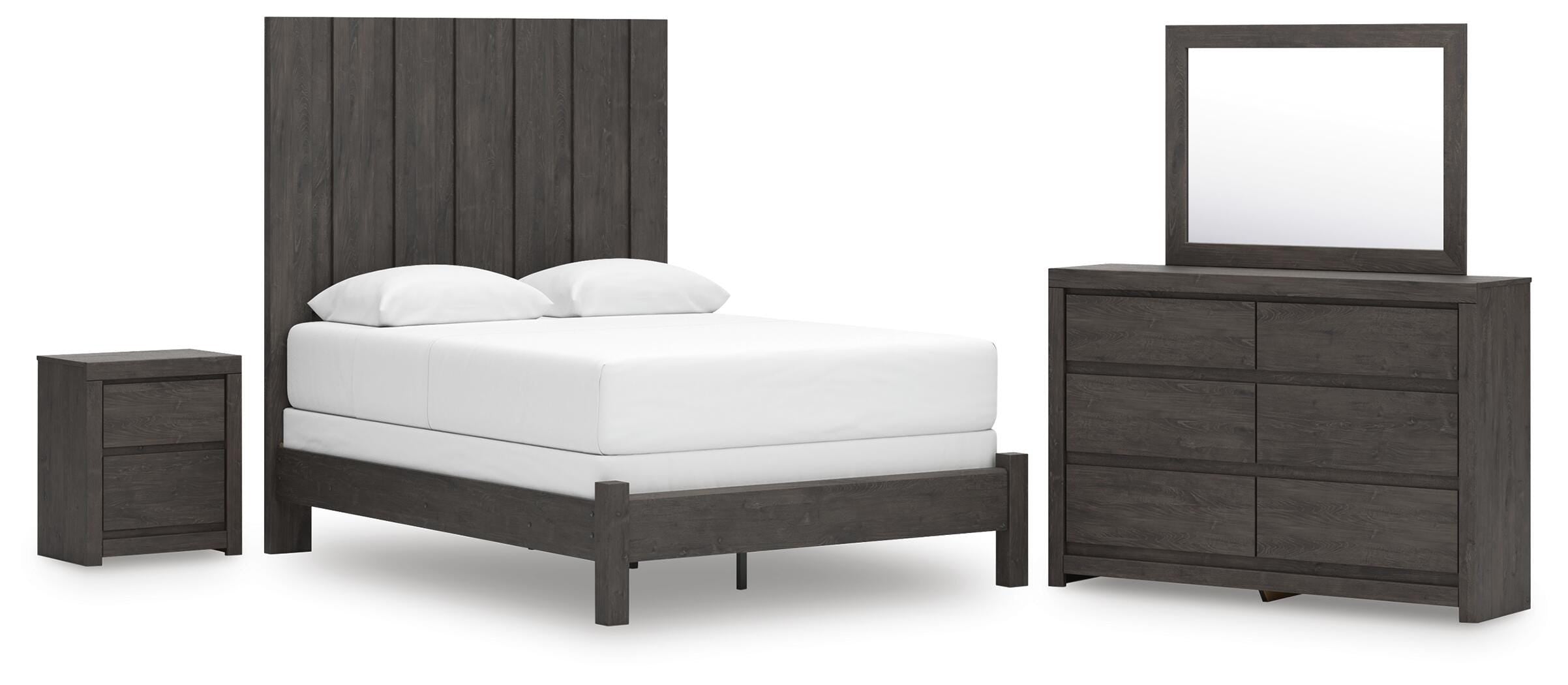 Fraluna Queen Post Bed, Dresser, Mirror and Nightstand — 4-Piece Signature Design by Ashley® Bedroom